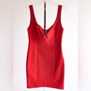 ASTR Beaded Red Dress​